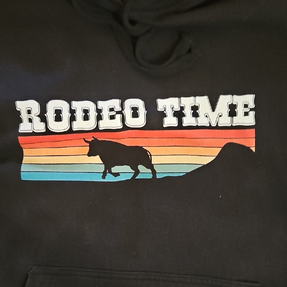 Black Rodeo Time Hoodie - Picture 3 of 3